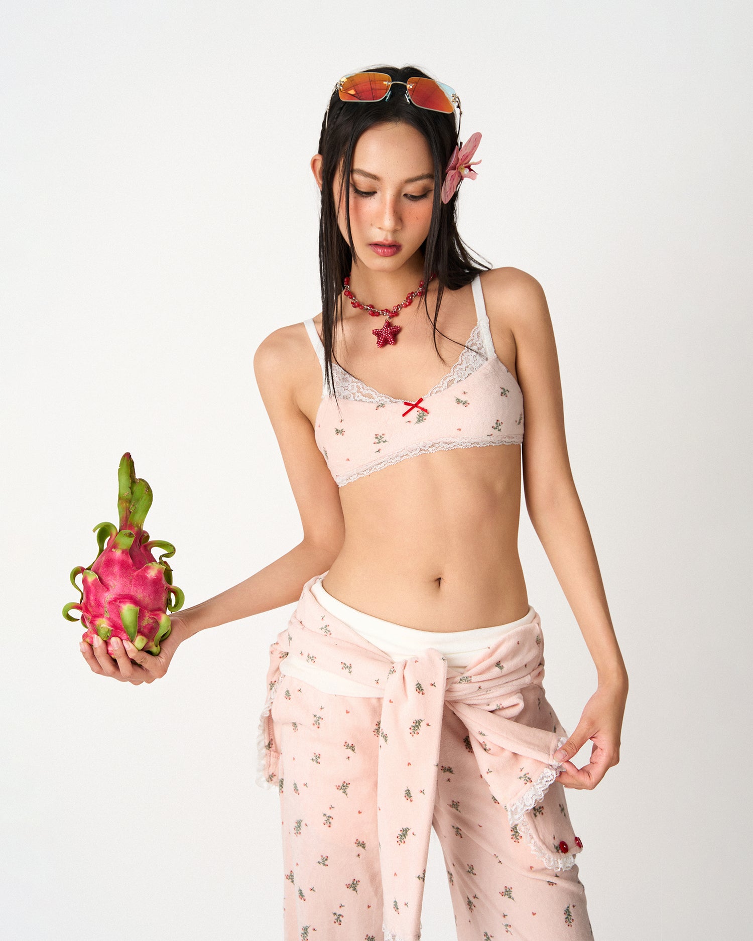 FLORAL PANTS