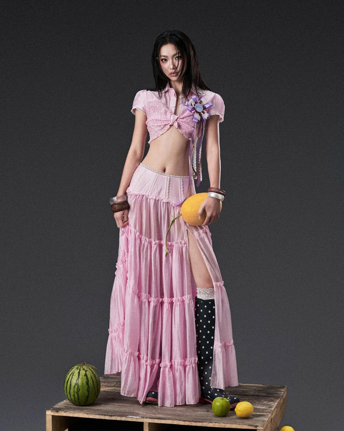 PINK KUROMI TOP