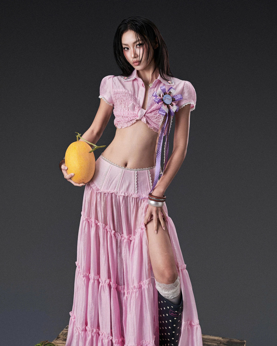 PINK KUROMI TOP
