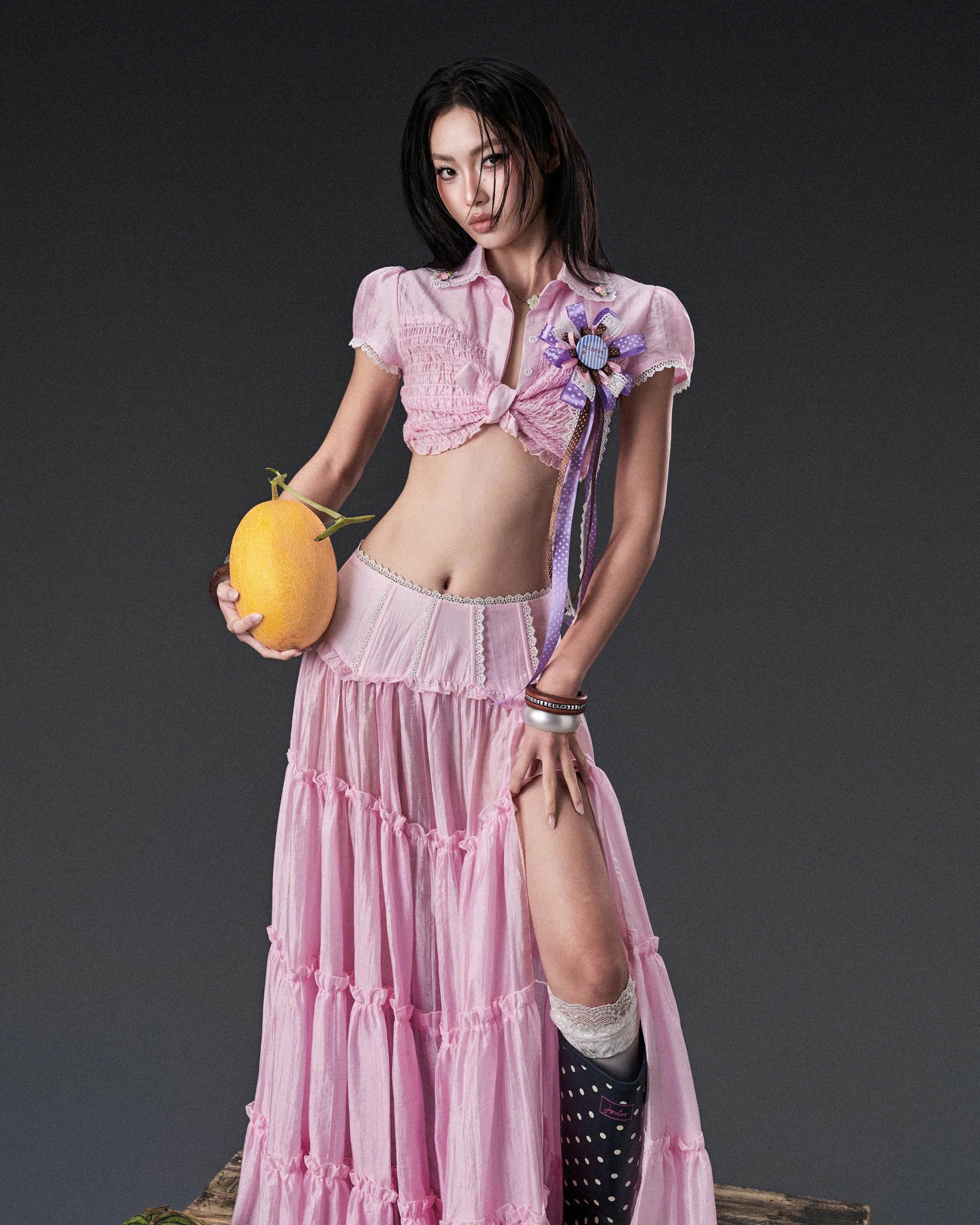 PINK WETSY SKIRT