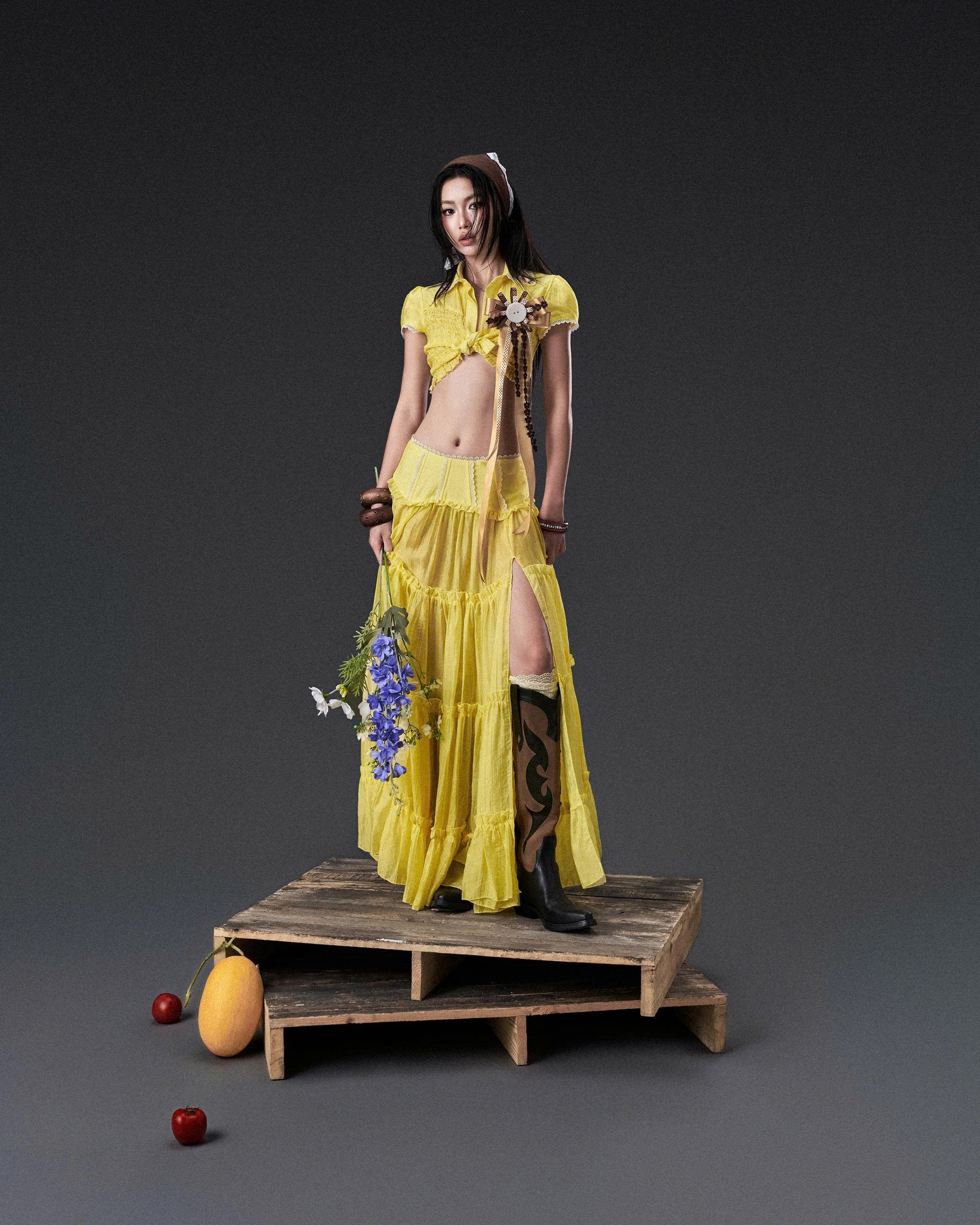YELLOW KUROMI TOP