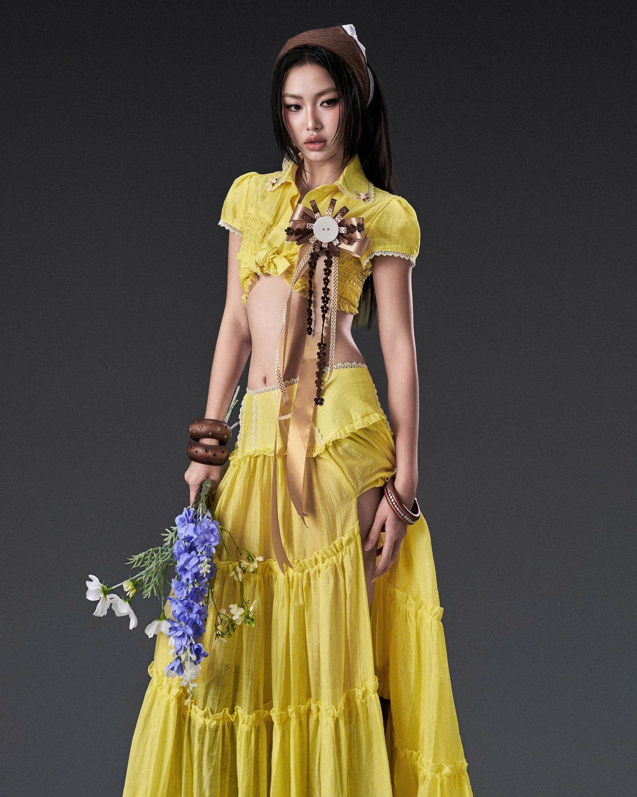 YELLOW KUROMI TOP