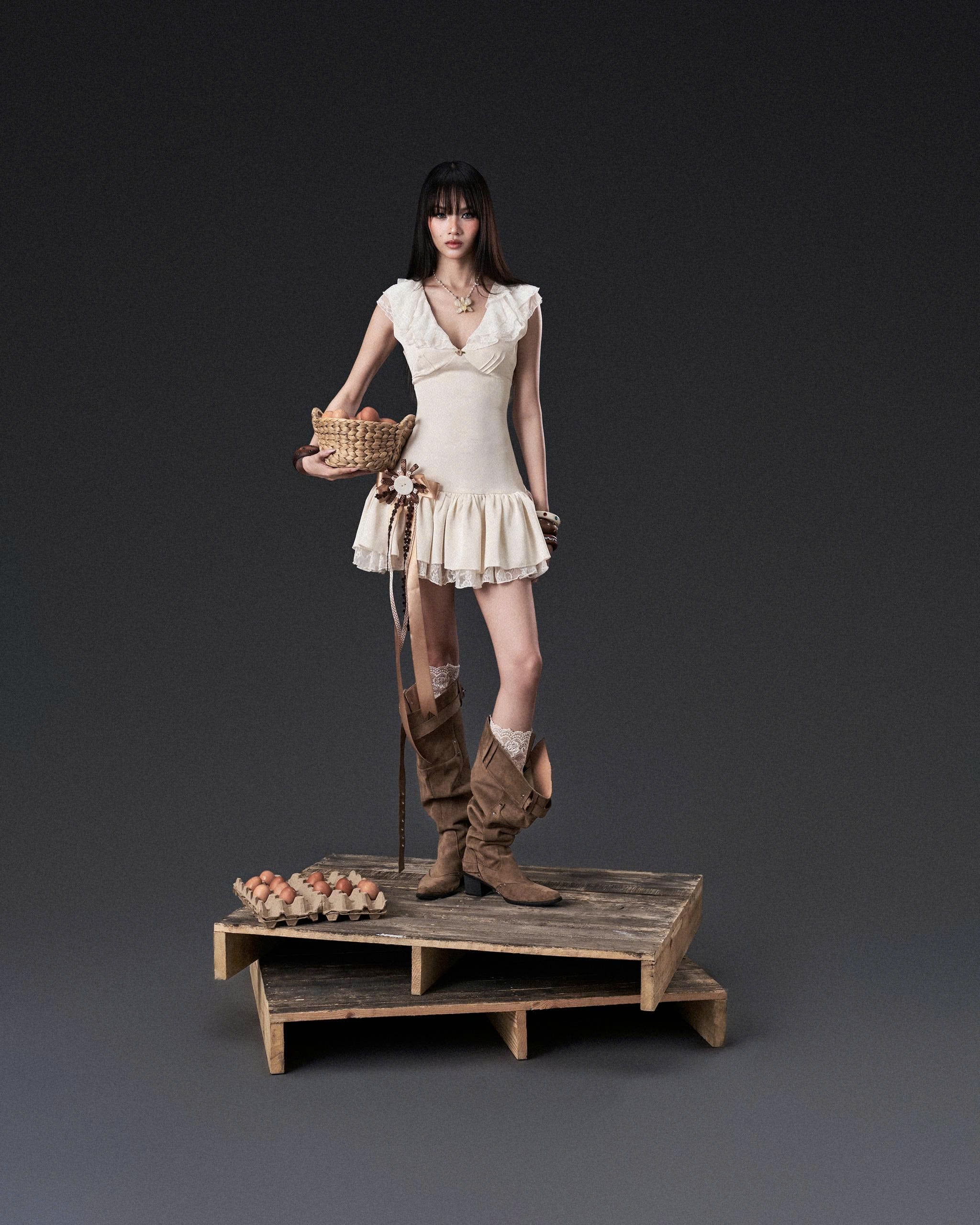 EGGSHELL DRESS