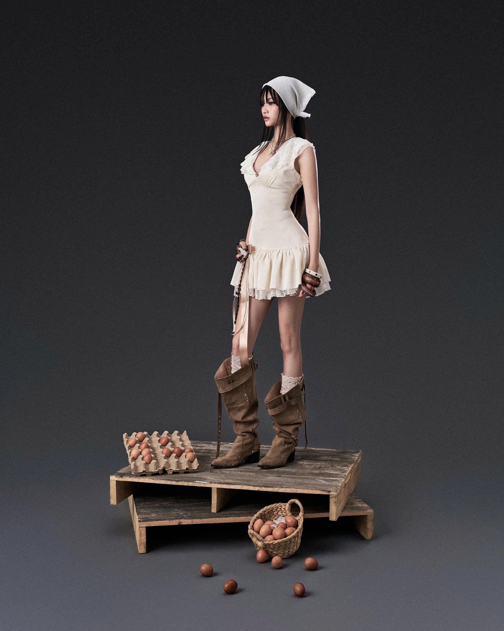 EGGSHELL DRESS