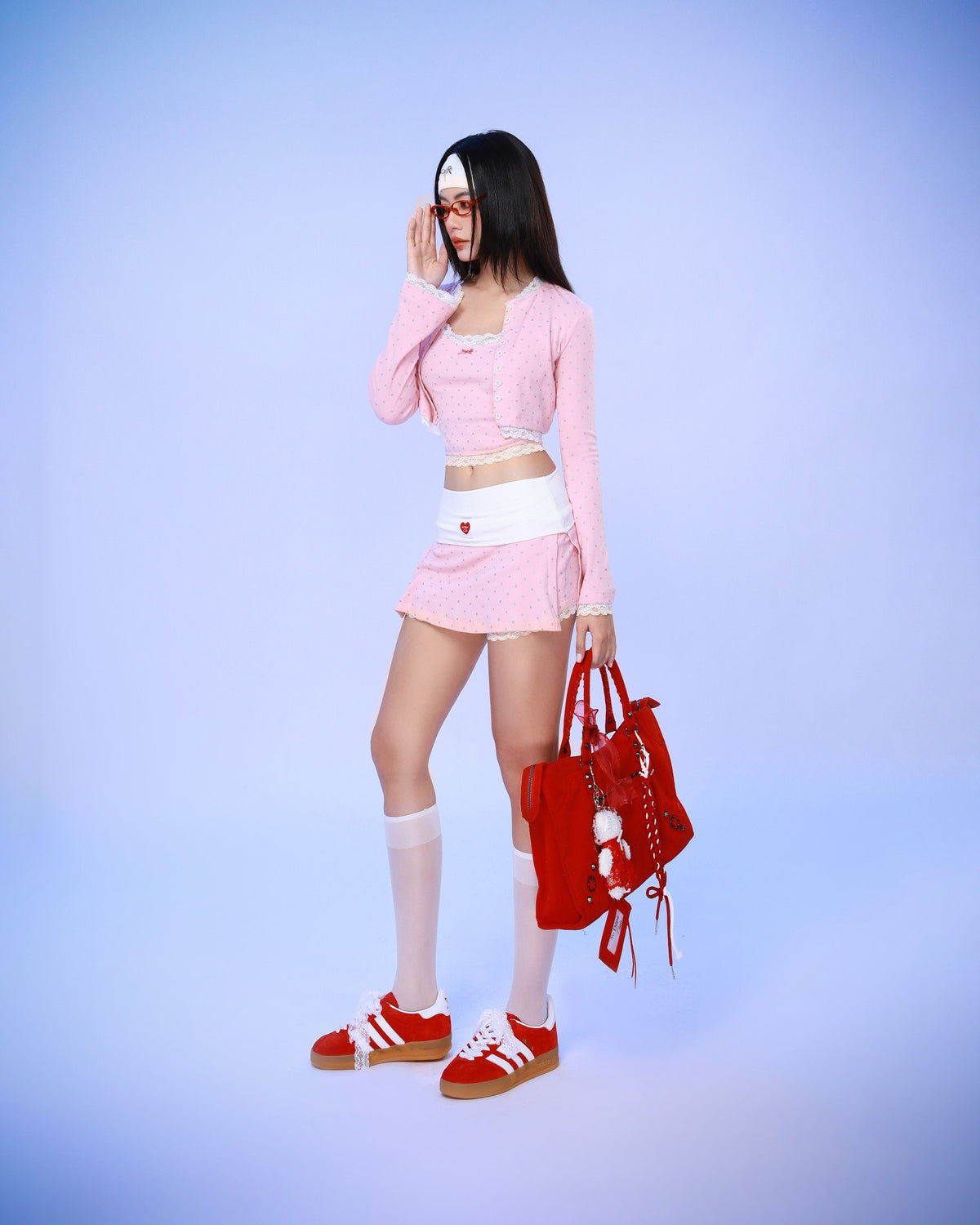 PINK SNOW SHORTS