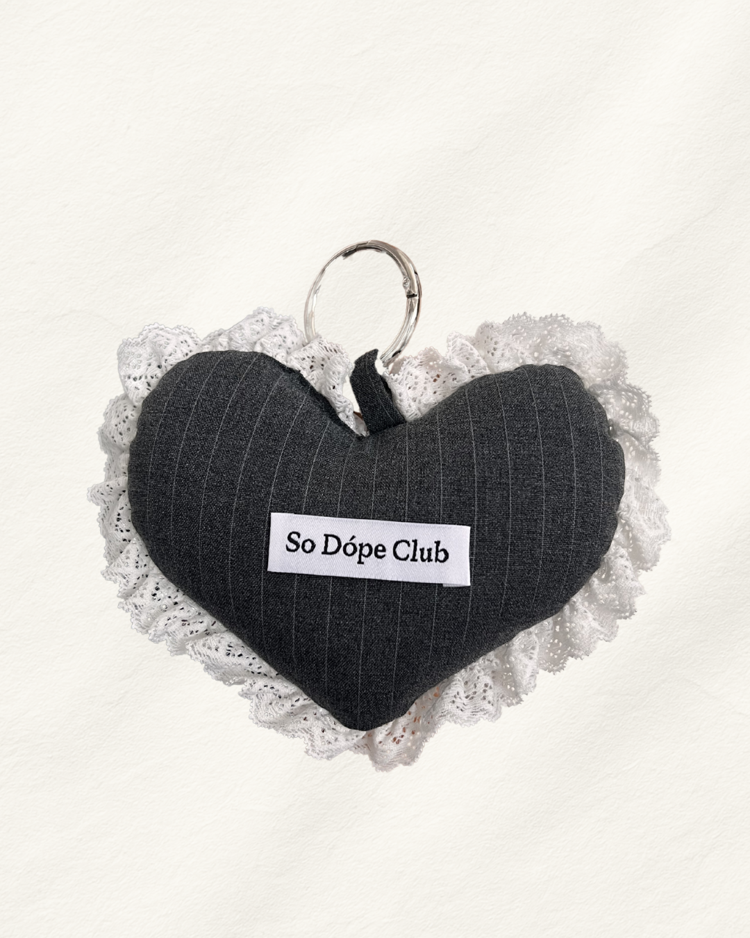 DEMPSEY HEART KEYCHAIN
