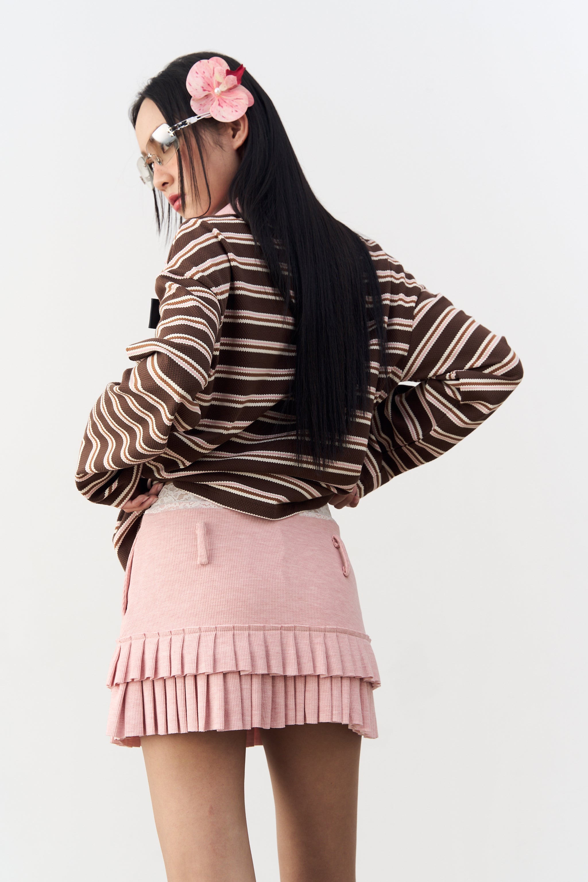 RABBIT MINI SKIRT IN PINK