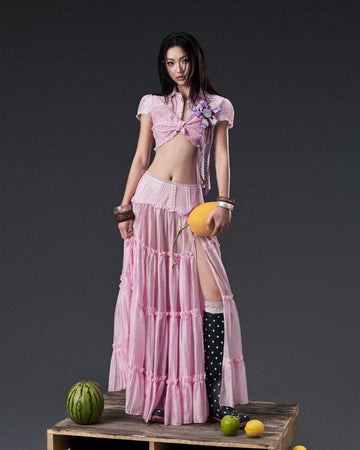 PINK WETSY SKIRT