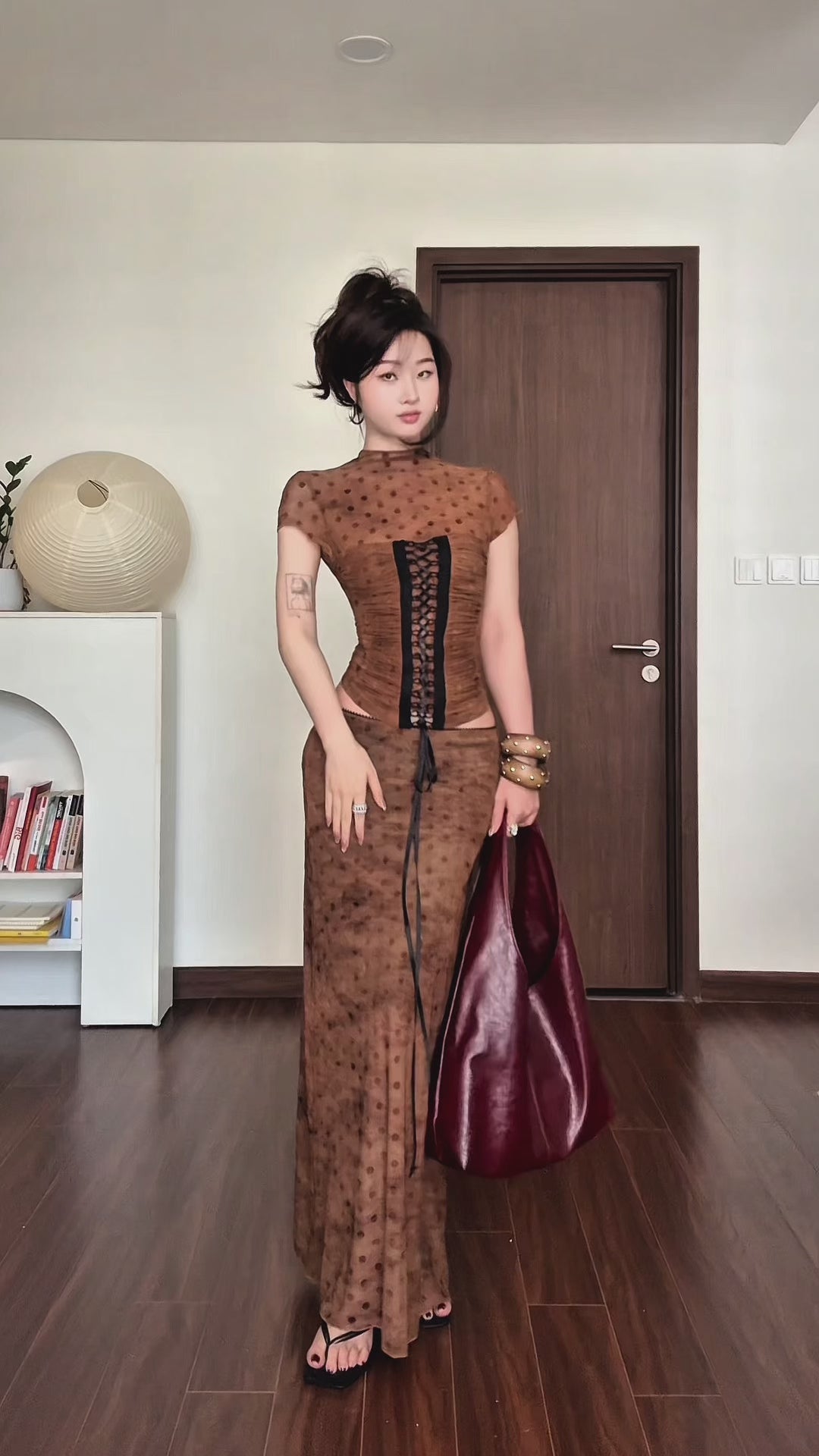 BROWN TENDER TOP