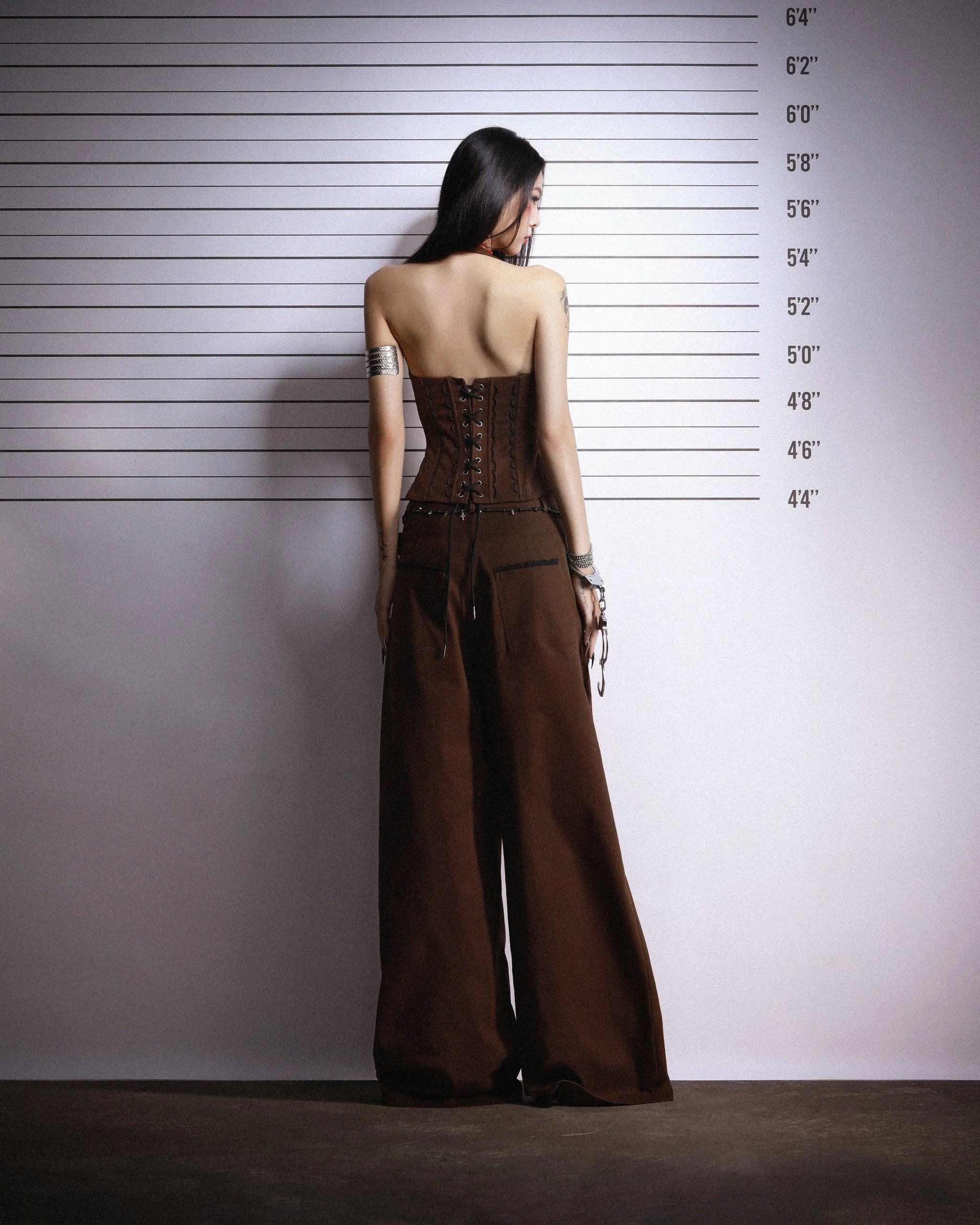 BROWN SHARK PANTS