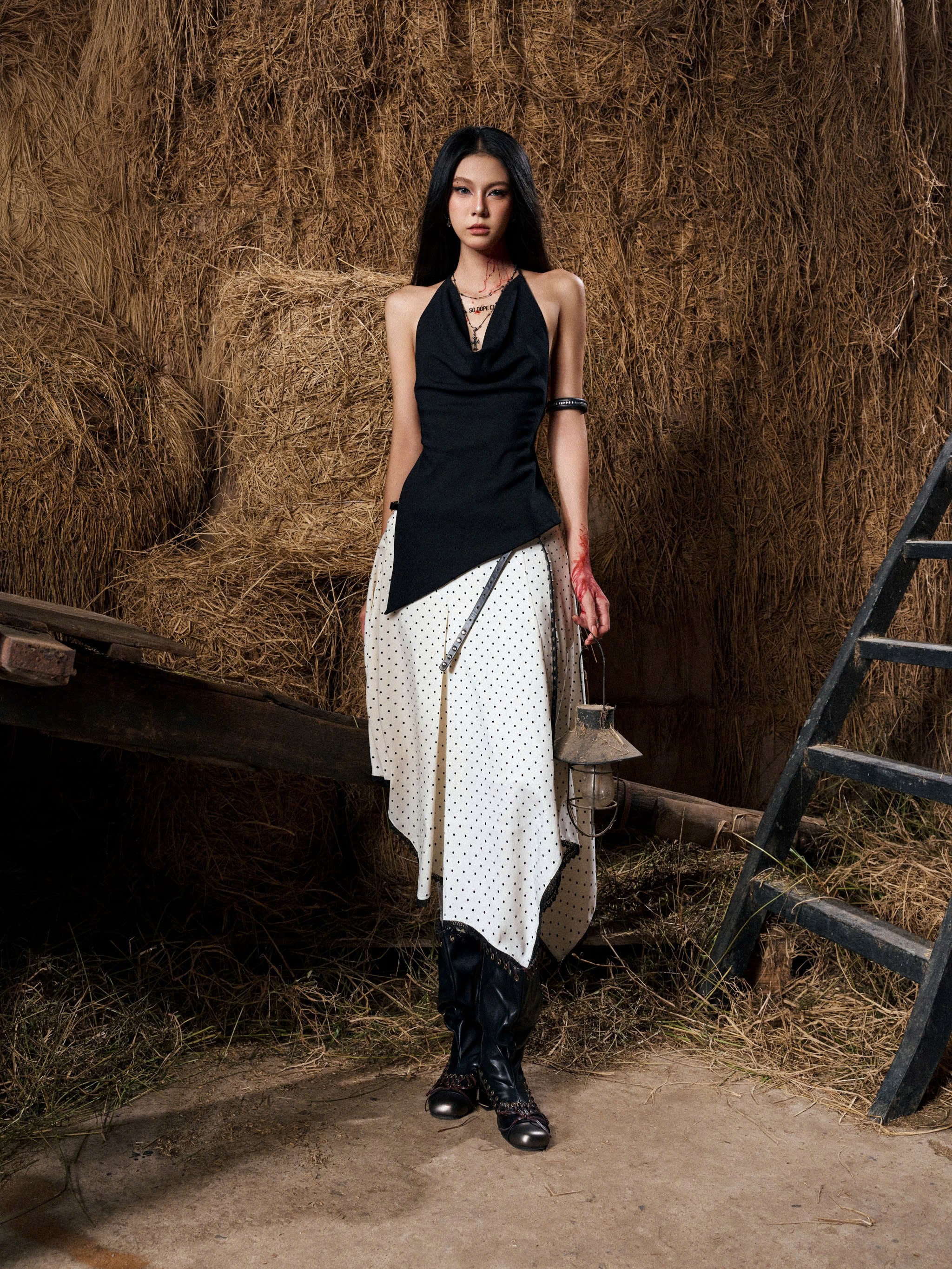 BLACK TOVE TOP