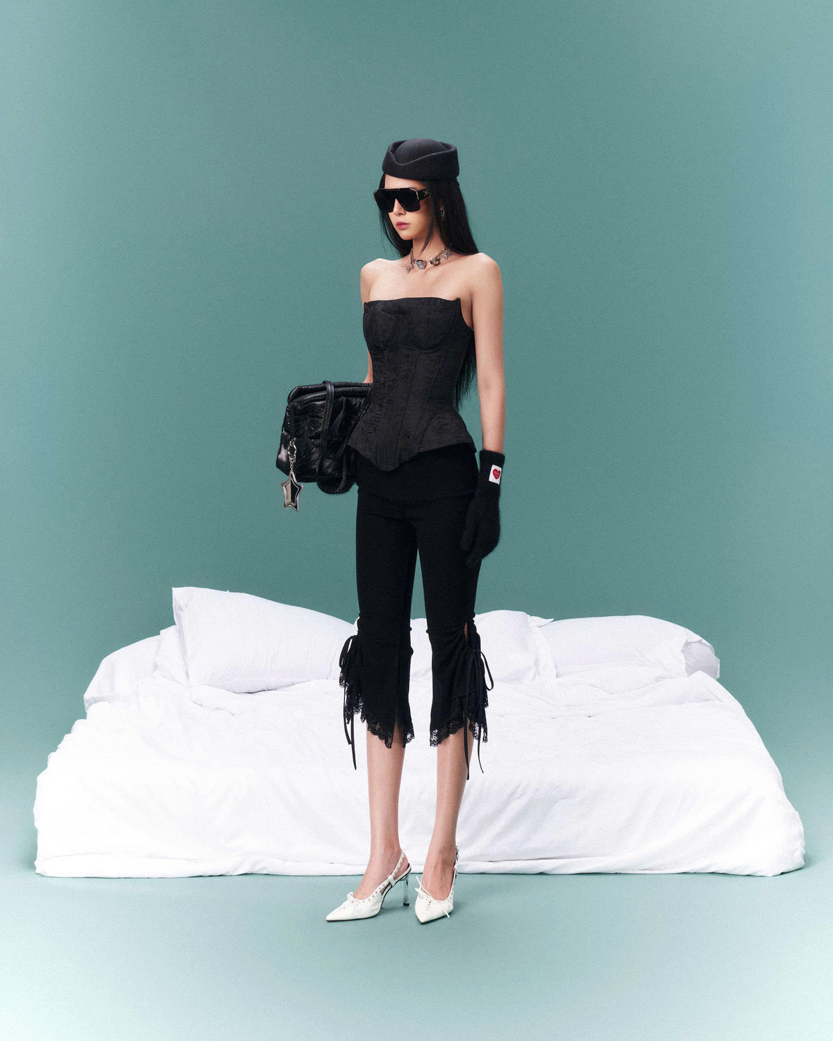 BLACK MIDNIGHT PANTS