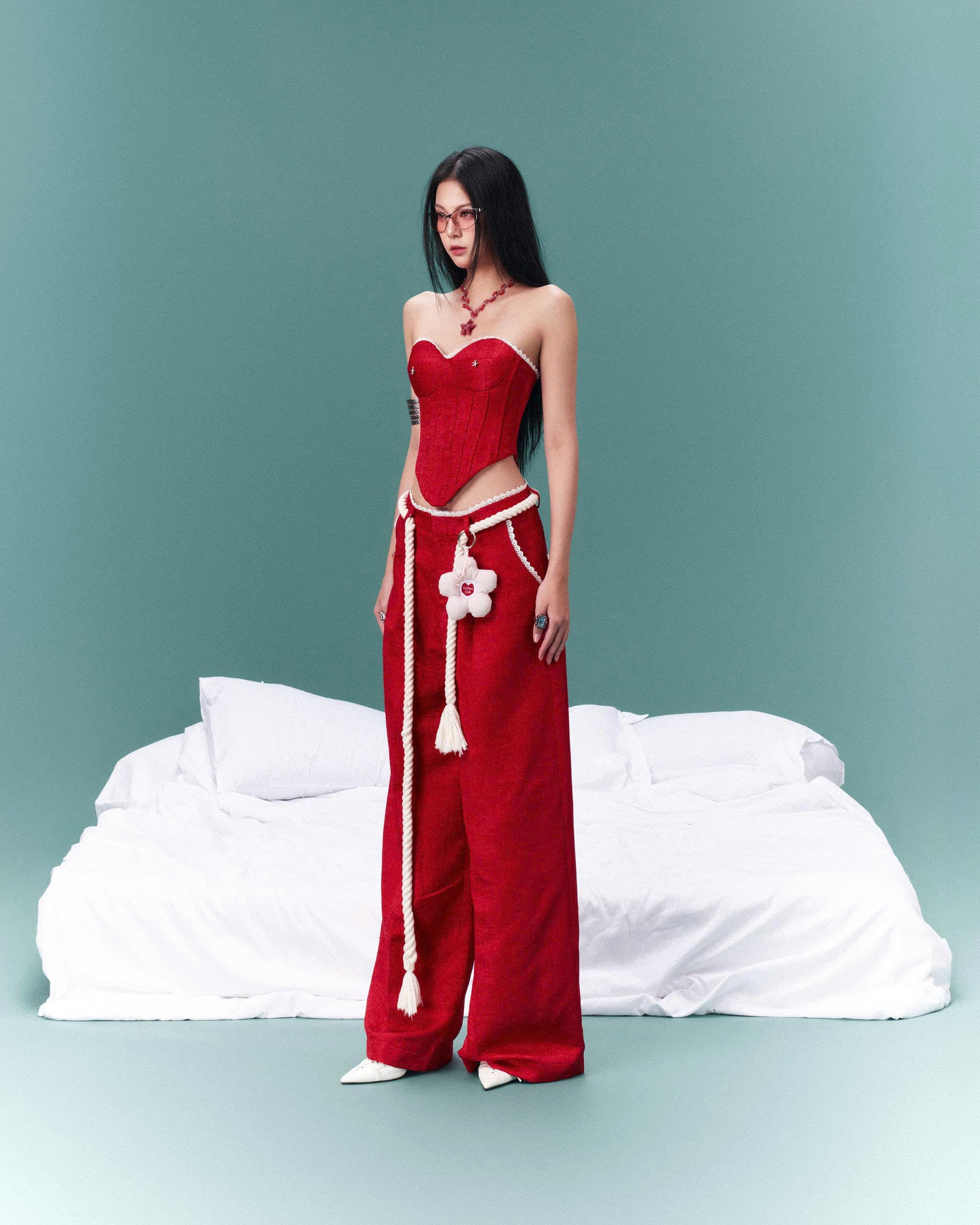 RED SHARK PANTS