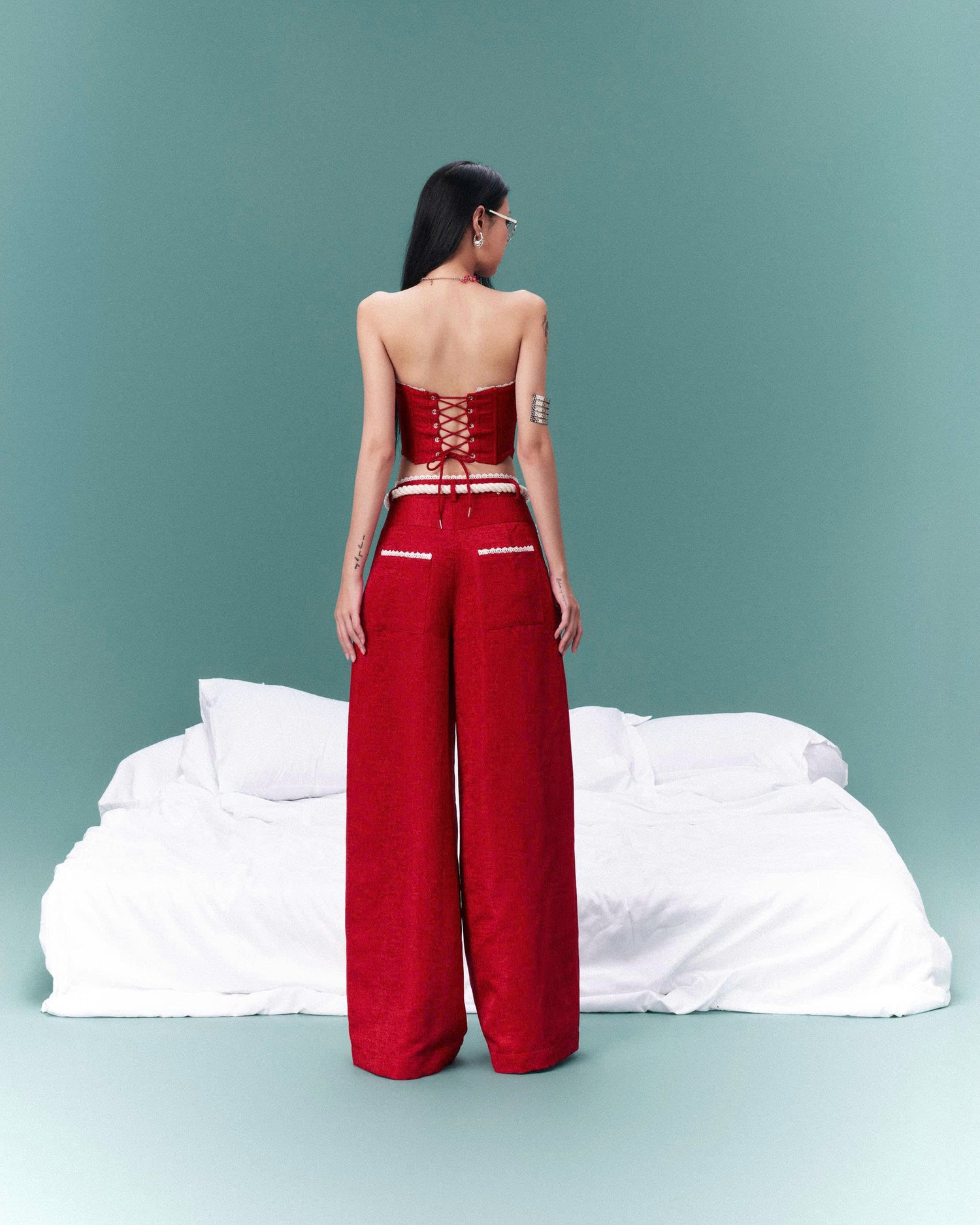 RED SHARK PANTS